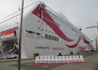 Tunisie : Le plus grand Car Ferry de nuit dans le monde est tunisien et a été béni par la prière du ministre et la Fatiha de sa marraine. Mardi 29 mai 2012