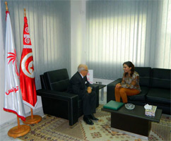 Tunisie : La benjamine de lANC Rabiaa Najlaoui rejoint Nidaa Touness La benjamine de l’assemblée nationale constituante