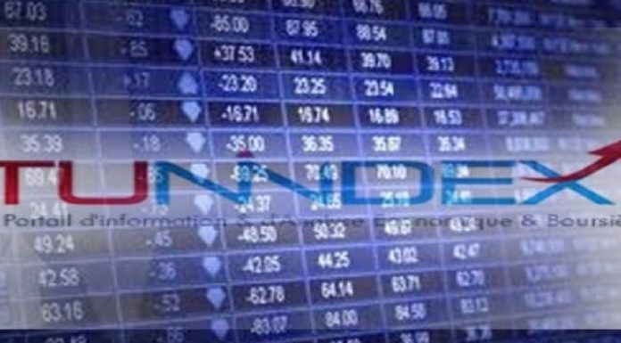 Le Tunindex signe lundi une progression marquée de 0,82 %