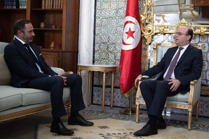 Le renforcement de la coopération entre la Tunisie et L'UE au centre d'un entretien entre le Chef du gouvernement et Patrice Bergamini