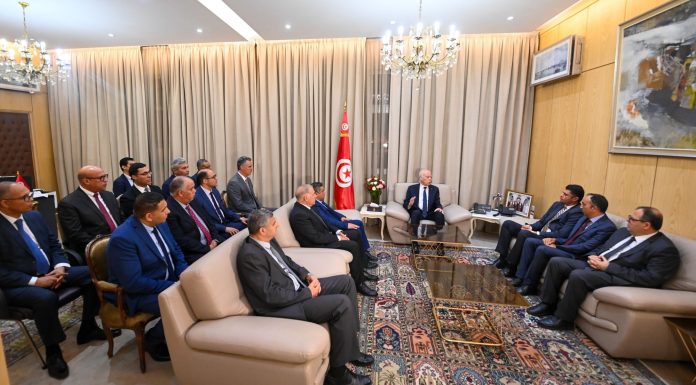 Le président de la République visite le siège du ministère de l’Intérieur