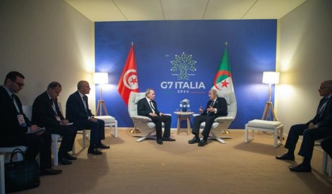 Sommet du G7 : le chef du gouvernement s’entretient avec le président algérien