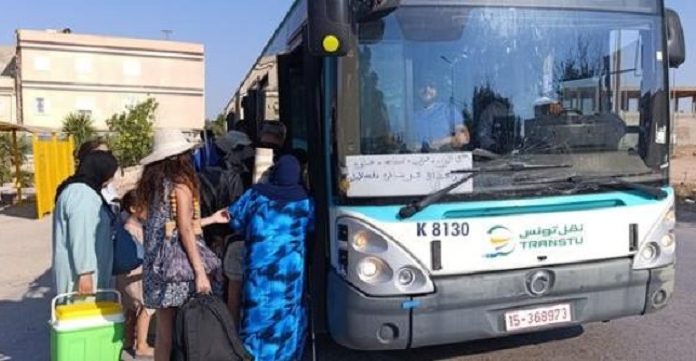 Dessertes-bus d’essai vers les plages du Grand-Tunis