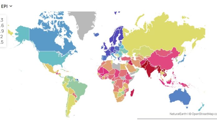 Performance environnementale: La Tunisie, 88ème mondiale