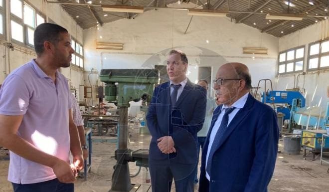 Lotfi Dhiab en inspection à Siliana