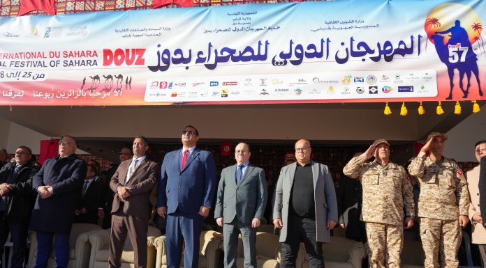Ouverture de la 57ème édition du festival international du Sahara de Douz