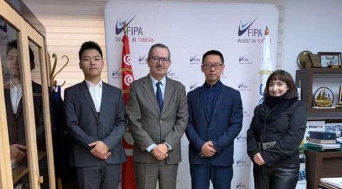 Une délégation de la Chinoise SINOMACH reçue à FIPA-Tunisie