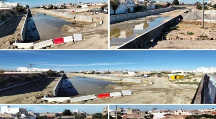 Monastir : État d’avancement des travaux de protection de Zaouiet Kontoch contre les inondations