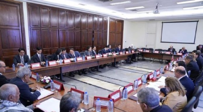Séance de travail au parlement avec le groupe d’amitié République de Corée-Tunisie