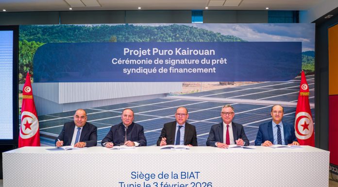 Centrale photovoltaïque à Kairouan : la BIAT pilote un financement syndiqué de 140 millions de dinars pour la réalisation du projet GFR Kairouan
