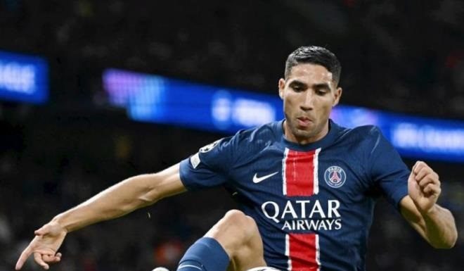 Ligue 1 française : Hakimi suspendu pour un match ferme et un avec sursis après son carton rouge à Strasbourg