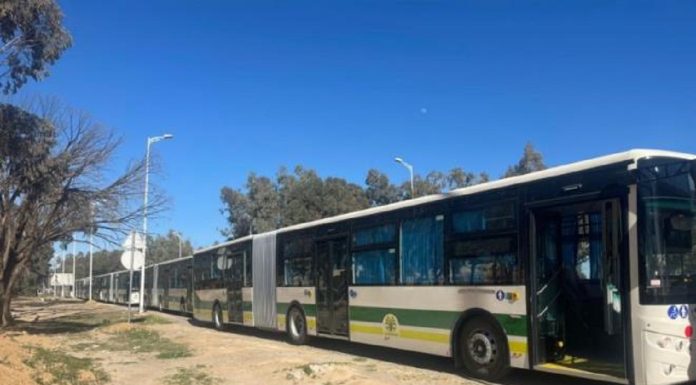 Renforcement du parc d’El Kawafel par 25 nouveaux bus
