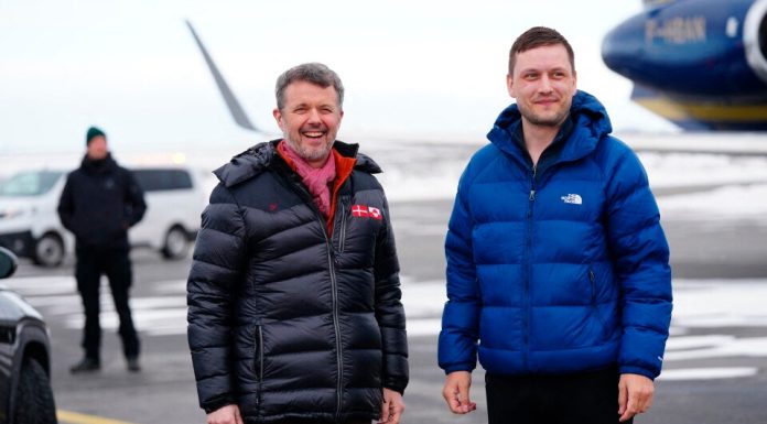 Le roi du Danemark en visite au Groenland