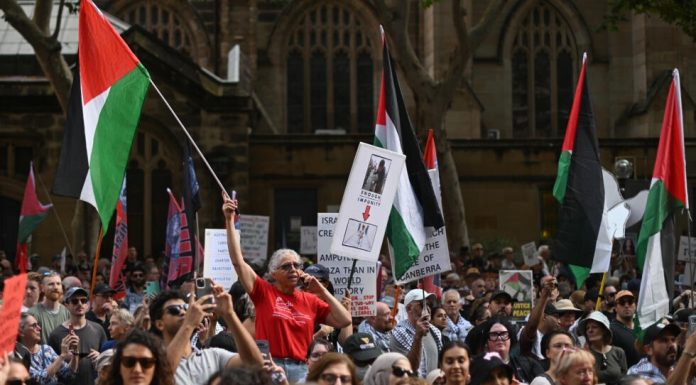 Des manifestations propalestiniennes contre la visite du président israélien en Australie