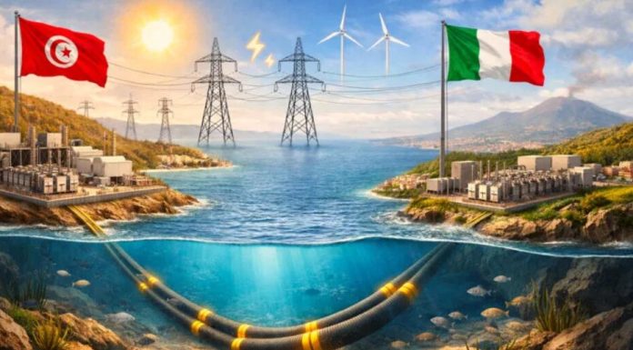Chouchene : 582 millions d’euros pour le raccordement électrique avec l’Italie
