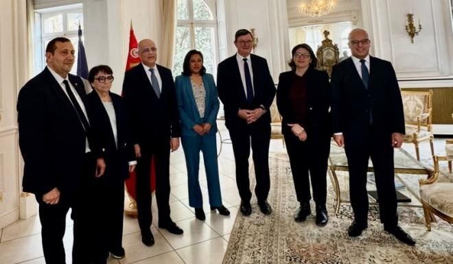 Khaled rencontre le groupe d’amitié France-Tunisie au Sénat