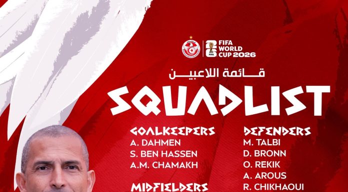 Mondial-2026 – Tunisie : Lamouchi dévoile la liste des 26 joueurs