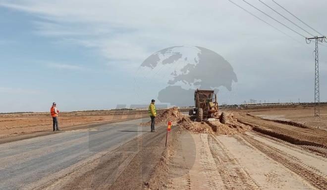 Série d’infrastructures routières en cours à Kébili
