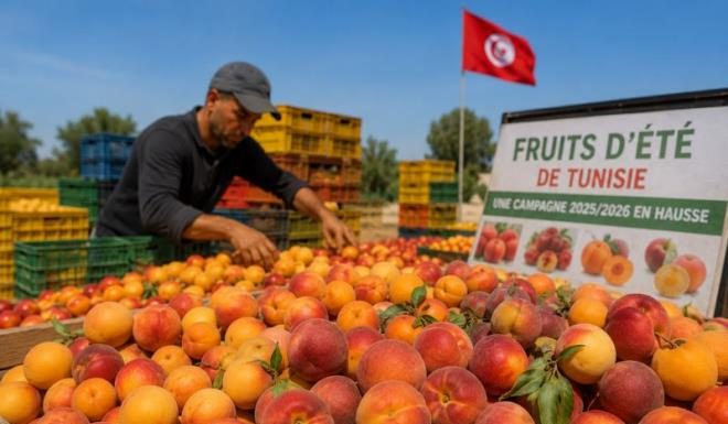 Production tunisienne de fruits d’été à noyau : hausse de 4,6 %