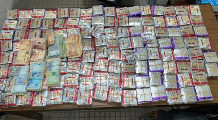 Arrestation et saisie de cocaïne, de cannabis et d’argent liquide