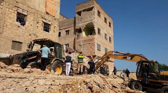 Maroc : Effondrement d’un immeuble à Fès. Au moins 15 morts