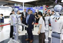 Ouverture d’un salon de la technologie à Shanghai