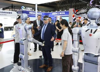 Ouverture d’un salon de la technologie à Shanghai