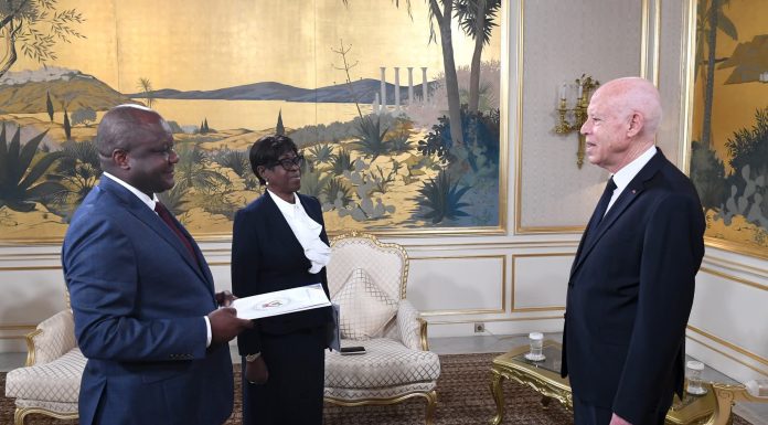 Saïed reçoit un message écrit du président congolais