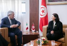 Forum économique tuniso-italien: la Cheffe du gouvernement s’entretient avec le vice-président du Conseil des ministres italien