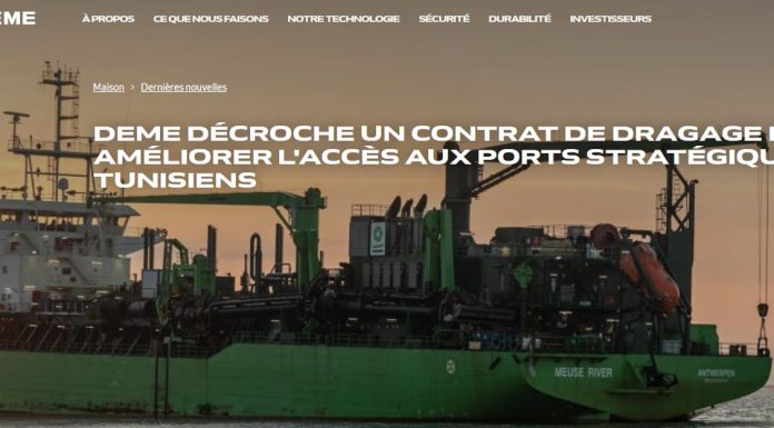 125 MDT, de l’OMMP au belge DEME, pour draguer 3 ports