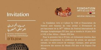 Arts & Culture by UIB, de nouveau mécène principal du FIMS d’El Jem