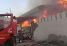 Un mort dans l’incendie du Marché Sidi Abdelsalem