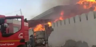 Un mort dans l’incendie du Marché Sidi Abdelsalem