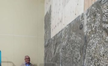 La grande mosaïque « L’Olivier » transférée à l’Université Ritsumeikan Asie-Pacifique dans le cadre d’une tournée au Japon