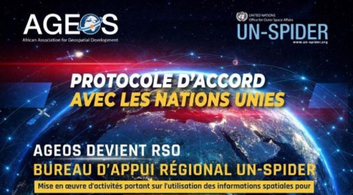 L’AGEOS et l’UNOOSA ouvent bureau à Tunis