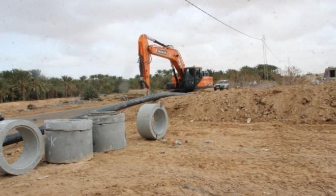Extension du réseau d’assainissement à Kébili-sud