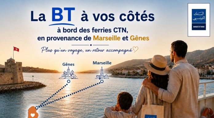 La BT à vos côtés à bord des ferries CTN, de Marseille et Gênes jusqu’à la Tunisie