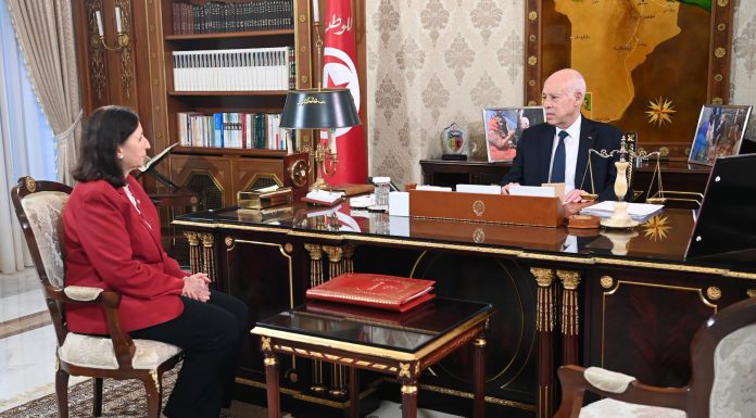 Le président Kaïs Saïed reçoit la cheffe du gouvernement
