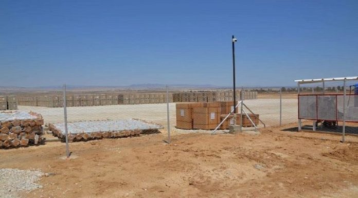 La centrale photovoltaïque de Chebika est à 34% de la fin