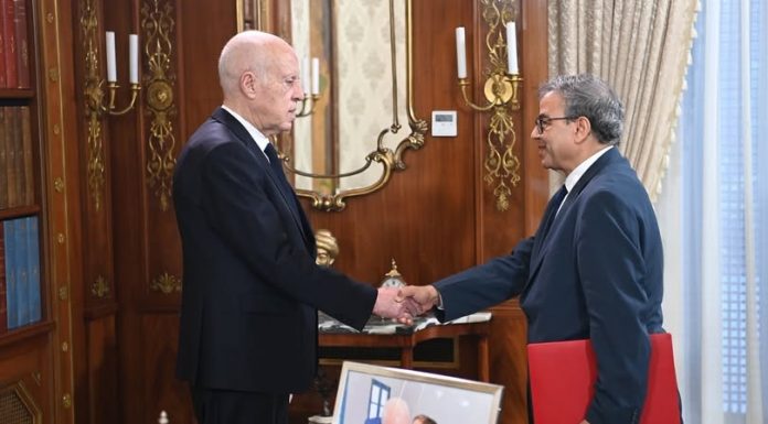 Le président de la République recoit le rapport annuel de la BCT